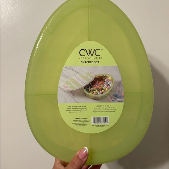 Cook With Color Easter Egg Snack Box Food Storage Green Container - Picture 7 of 7
